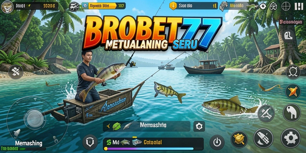 Tampilan antarmuka memancing yang menarik dan mudah digunakan.