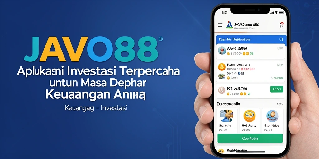 Antarmuka pengguna JAVO88 menampilkan fitur investasi yang menarik.