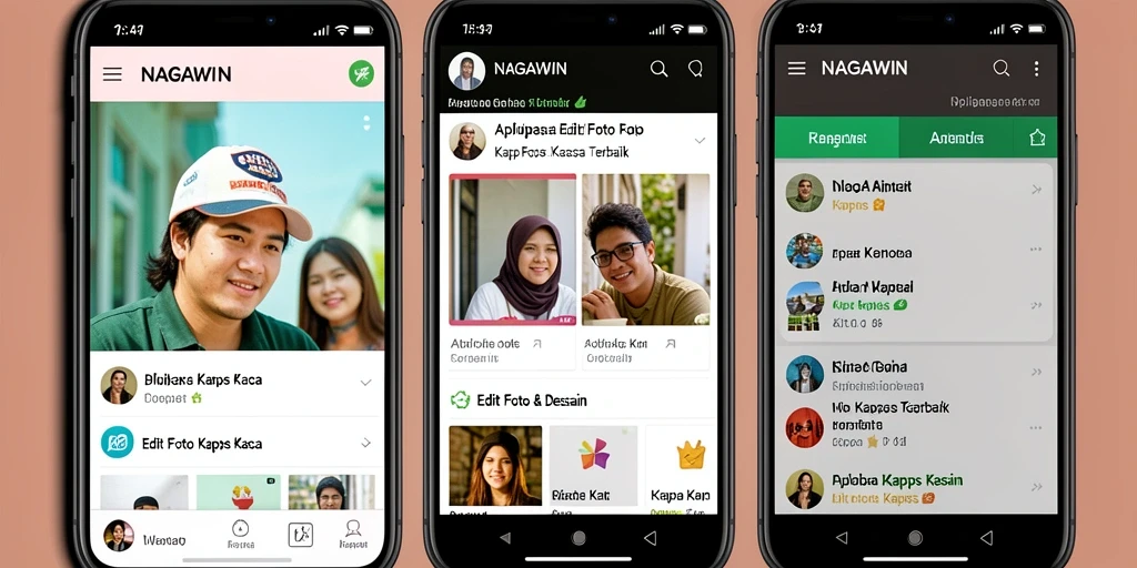 Tampilan antarmuka NAGAWIN untuk Edit Foto Kertas Kaca yang user-friendly.