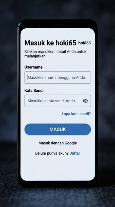 Masuk ke Akun Anda di hoki65 dengan Mudah
